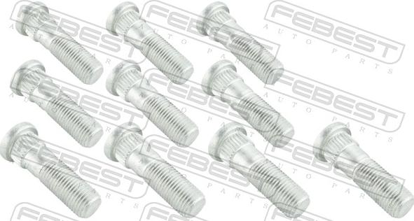 Febest 0884-001-PCS10 - RITEŅA SKRŪVE 0884-001-PCS10