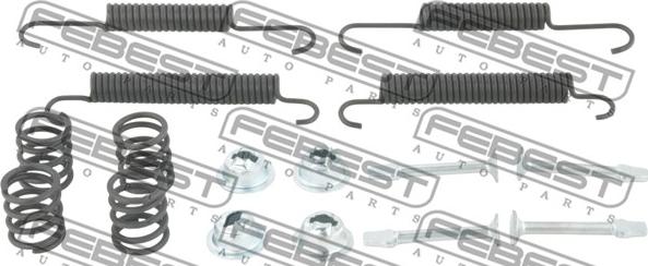 Febest 1204-IX35R-KIT - Piederumu komplekts, Stāvbremzes