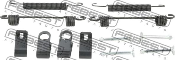 Febest 1204-SONR-KIT - STĀVBREMZES LOKU REM