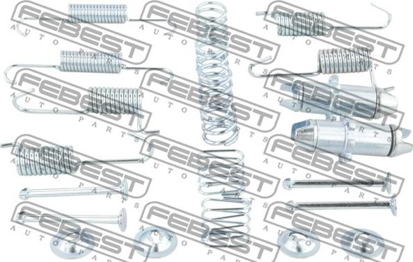 Febest 1204-TUC4WDR-KIT - STĀVBREMZES LOKU REM