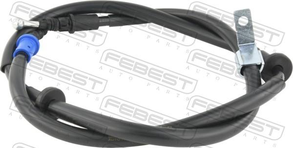 Febest 25100-K0R - Bremžu trose 25100-K0R