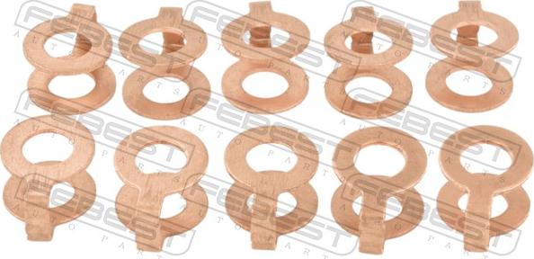 Febest RINGFL-020-PCS10 - SPRAUSLAS BLĪVGREDZENS RINGFL-020-PCS10