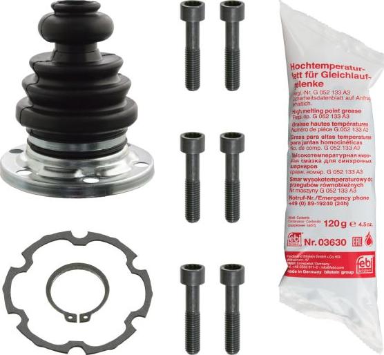 FEBI Bilstein 03636 - Putekļusargs, Piedziņas