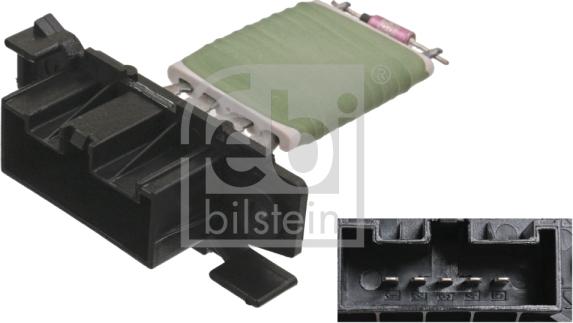 FEBI Bilstein 100043 - Rezistors, Salona