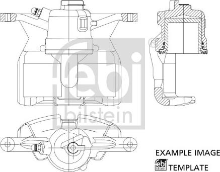FEBI Bilstein 178050 - Bremžu suports