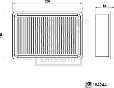 FEBI Bilstein 184244 - Auto Part