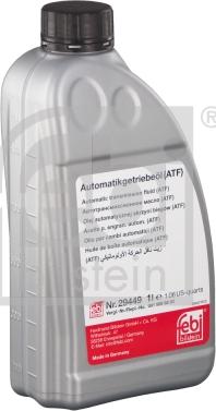FEBI Bilstein 29449 - Automātiskās pārnesumkārbas
