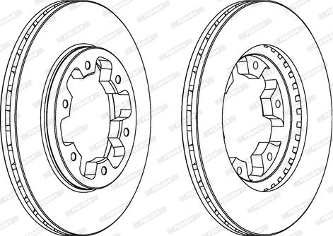Blue Print ADN14326 - BREMŽU DISKS