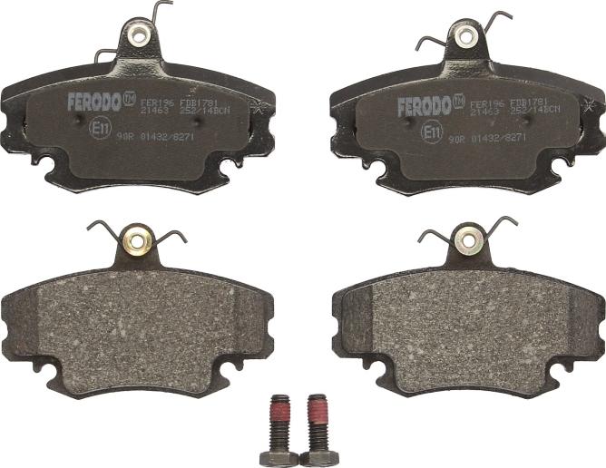 Ferodo FDB1781 - FDB1781 BREMŽU UZLIKAS
