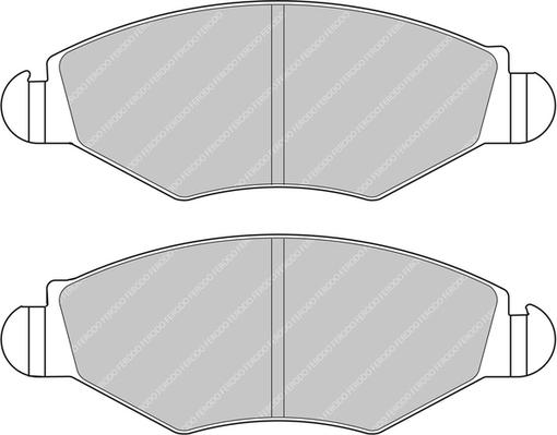 Ferodo Racing FDS1378 - DS2000 BREMŽU