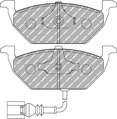 Ferodo Racing FDS1398 - DS2000 BREMŽU