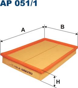 Filtron AP 051/1 - Gaisa filtrs