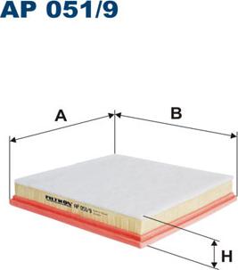 Filtron AP051/9 - Gaisa filtrs
