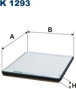 Filtron K1293 - Filtrs, Salona telpas