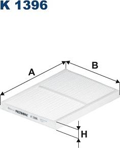 Filtron K1396 - Filtrs, Salona telpas