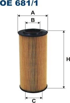 Filtron OE681/1 - Hidrofiltrs, Automātiskā pārnesumkārba