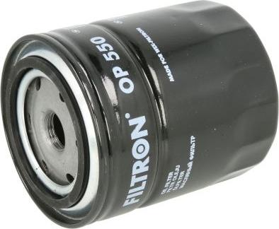 Filtron OP550 - Eļļas filtrs