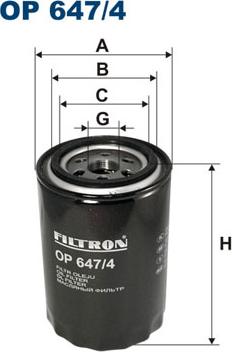 Filtron OP 647/4 - Auto Part