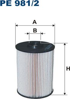 Filtron PE 981/2 - Degvielas filtrs