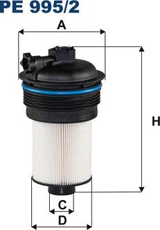 Filtron PE995/2 - Degvielas filtrs
