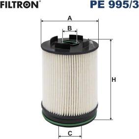 Filtron PE995/3 - Degvielas filtrs