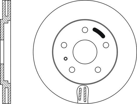 Brembo 09557010 - DDF332 BR.DISKS