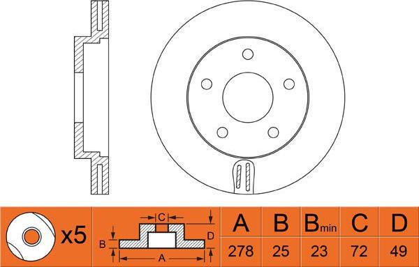 Denckermann B130549 - Auto Part
