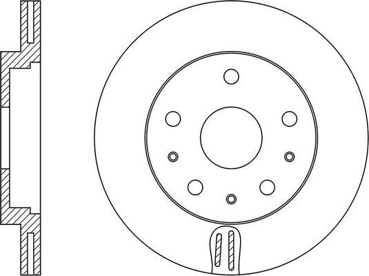BOSCH 0986479D74 - BREMŽU DISKI 0