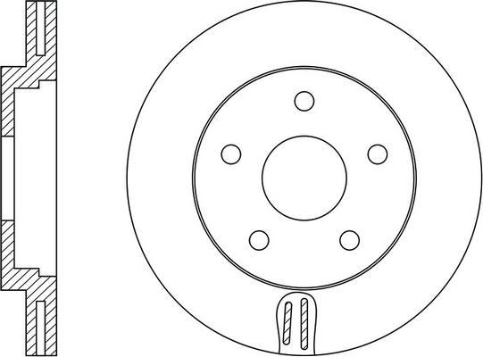 Brembo 09.A401.11 - Bremžu