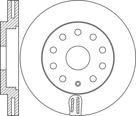 FREMAX BD-5621 - DDF1306 BREMŽU DISKS