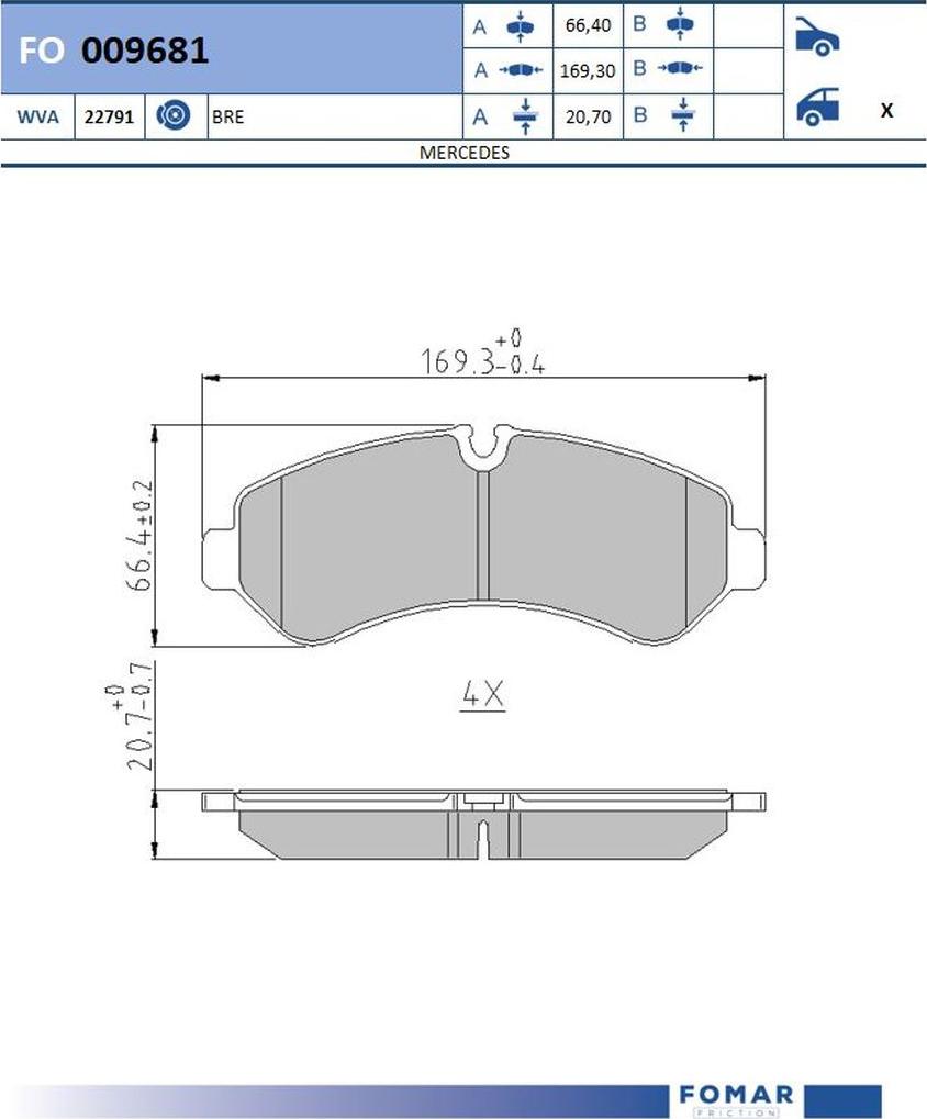 FOMAR Friction FO 009681