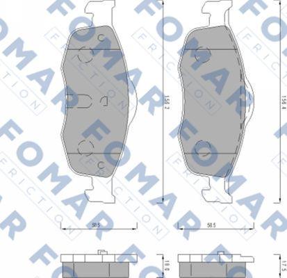 FOMAR Friction FO 491681 - Auto