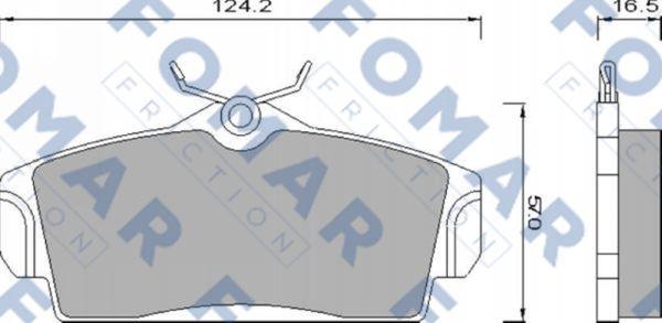 FOMAR Friction FO 680781 - Auto