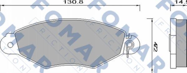 FOMAR Friction FO 680981 - Auto
