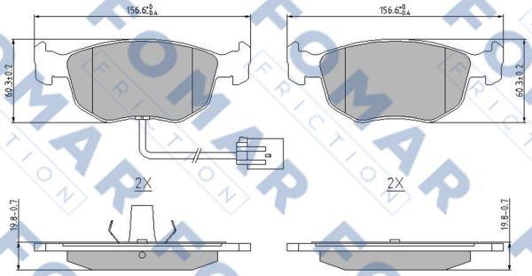 FOMAR Friction FO 905181 - Auto