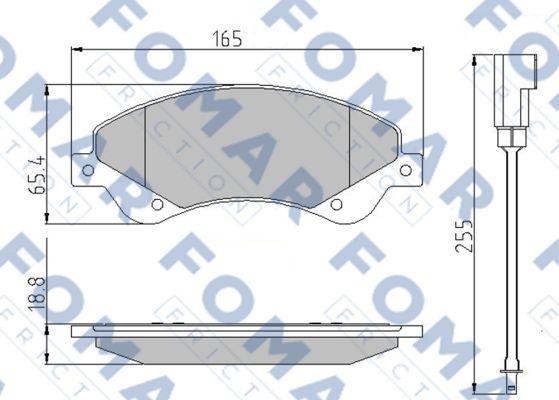 FOMAR Friction FO 925181 - Auto