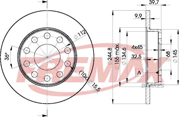 FREMAX BD-3637 - DDF1232 BR.DISKS
