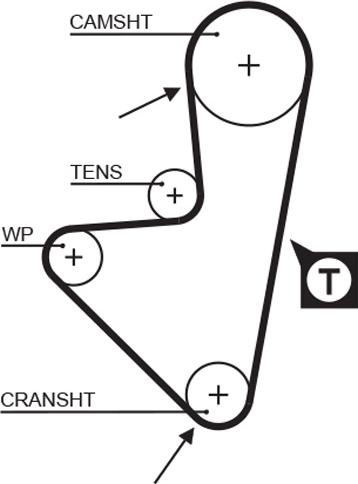 GATES 5175XS - Zobsiksna
