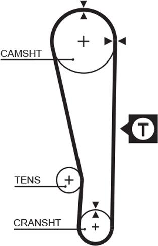 GATES 5274XS - TB5274XS ZOBSIKSNA 1