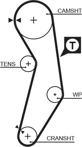 GATES 5411XS - TB5411XS ZOBSIKSNA CT927