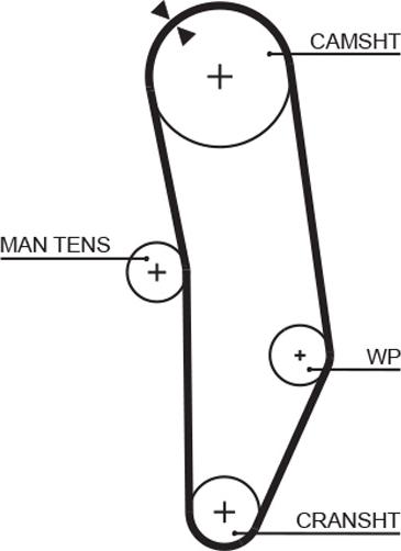 GATES 5010 - TB5010 ZOBSIKSNA 18507
