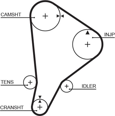 GATES 5118 - TB5118 ZOBSIKSNA 18576