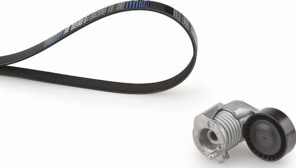 GATES K025PK848 - Ķīļrievu siksnu komplekts