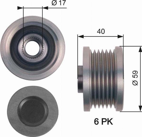 GATES OAP7144 - Auto Part