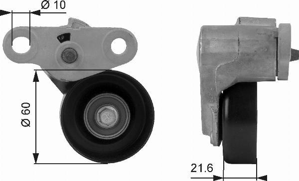 GATES T38159 - T38159 RULLĪTIS