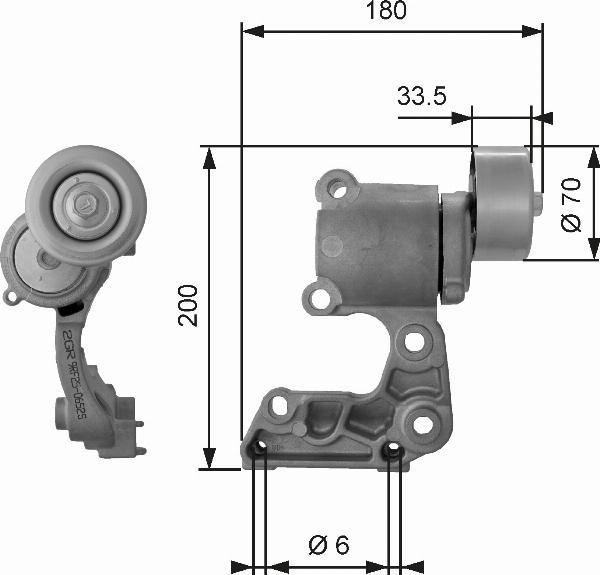 GATES T38410 - 534 0348 10