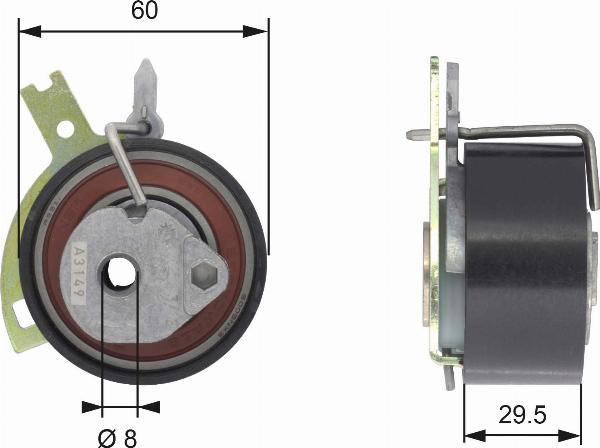 GATES T43186 - Auto Part