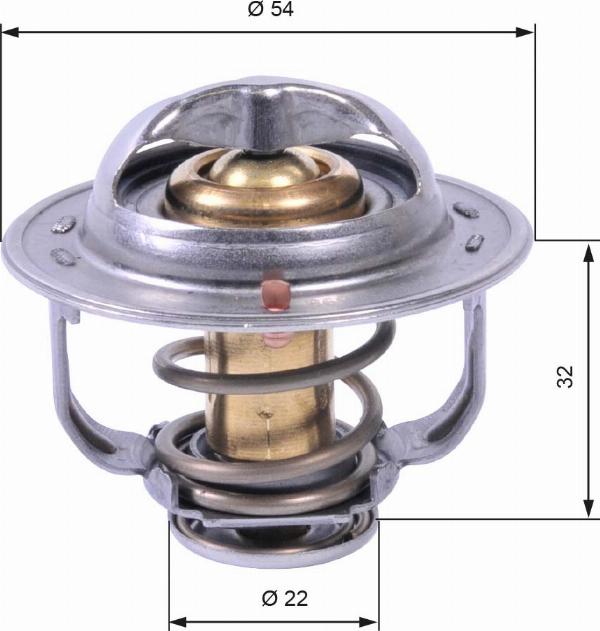 GATES TH42589G1 - TERMOSTATS OPEL ASTRA
