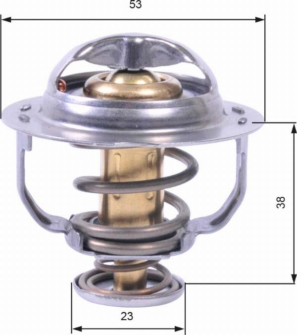 GATES TH42895G1 - Termostats, Dzesēšanas šķidrums