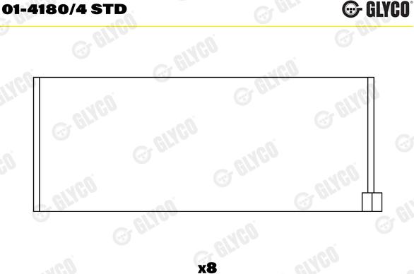 Glyco 01-4180/4 STD - 01-4180-4 STDMOT
